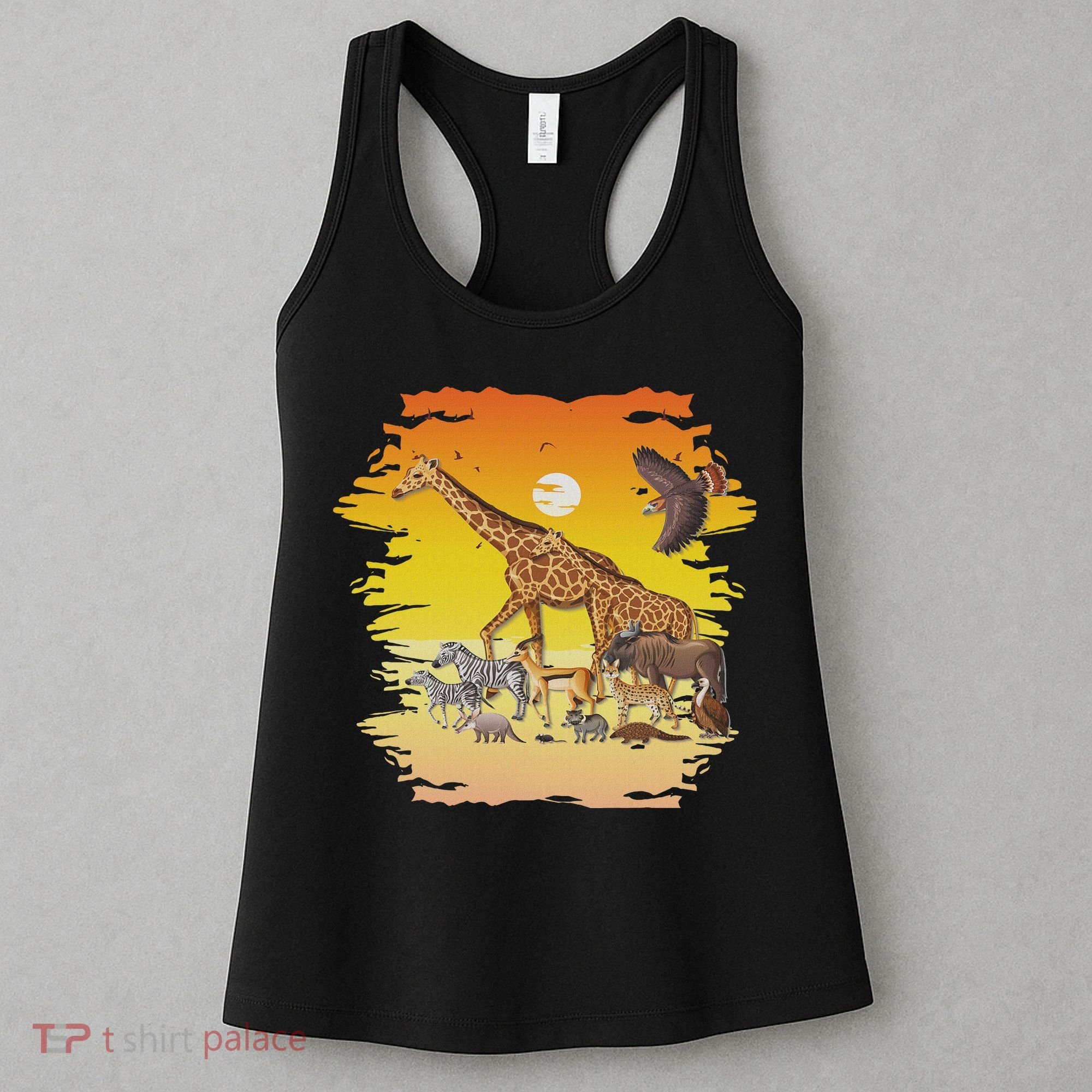 Zookeeper Africans Animal Jungle Safari Zoo Keeper Women's Tank Top