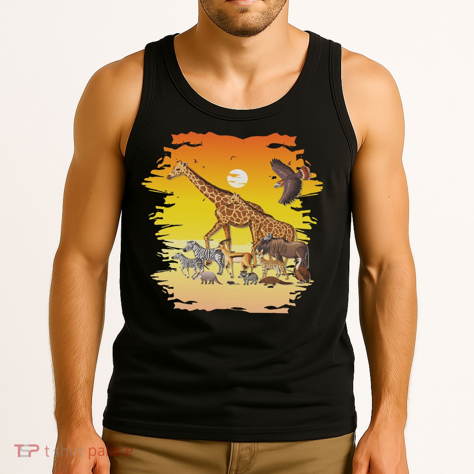 Zookeeper Africans Animal Jungle Safari Zoo Keeper Tank Top