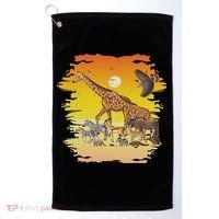 Zookeeper Africans Animal Jungle Safari Zoo Keeper Golf Towel thumb 0