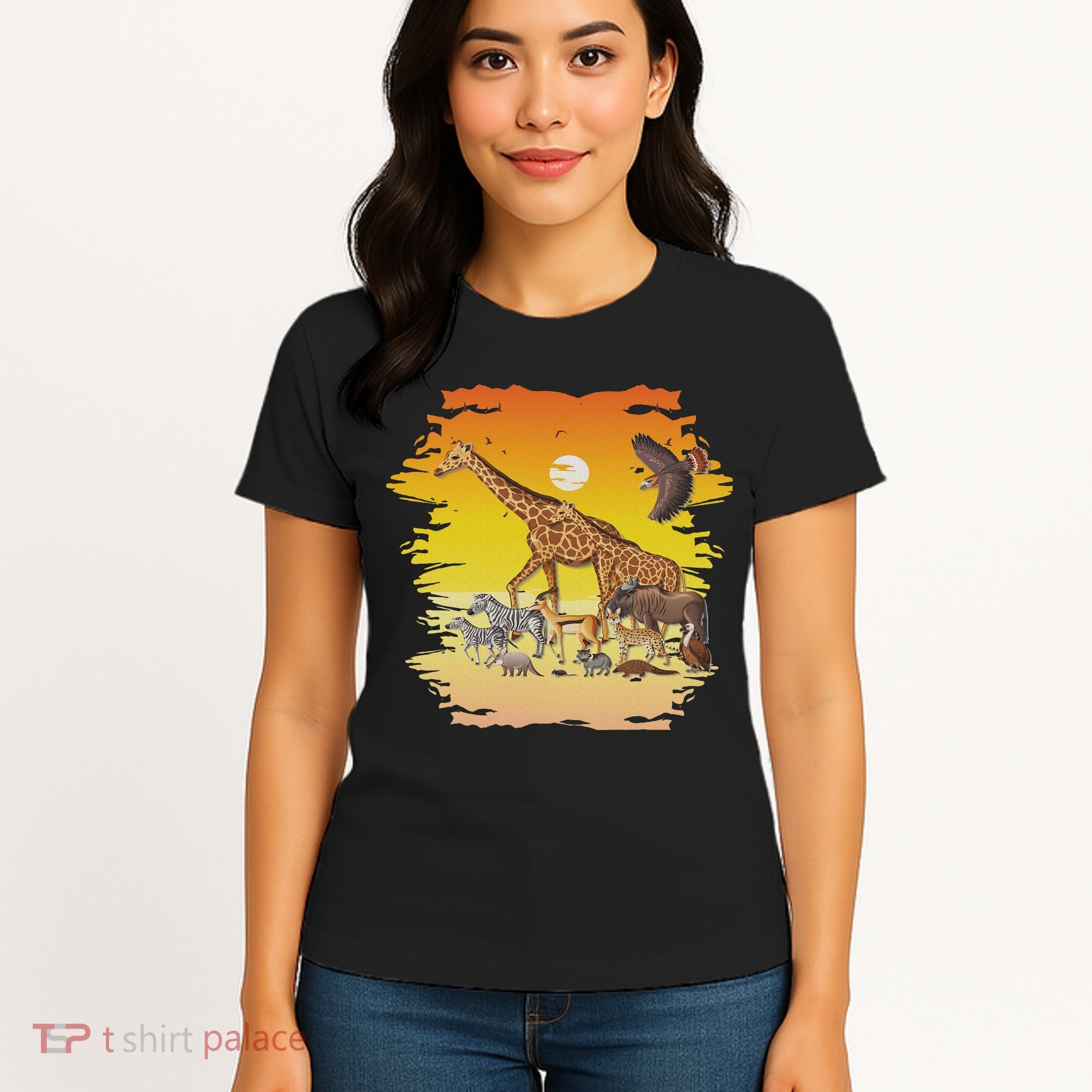 Zookeeper Africans Animal Jungle Safari Zoo Keeper Women's T-Shirt
