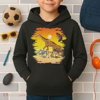 Zookeeper Africans Animal Jungle Safari Zoo Keeper Kids Hoodie thumb 2