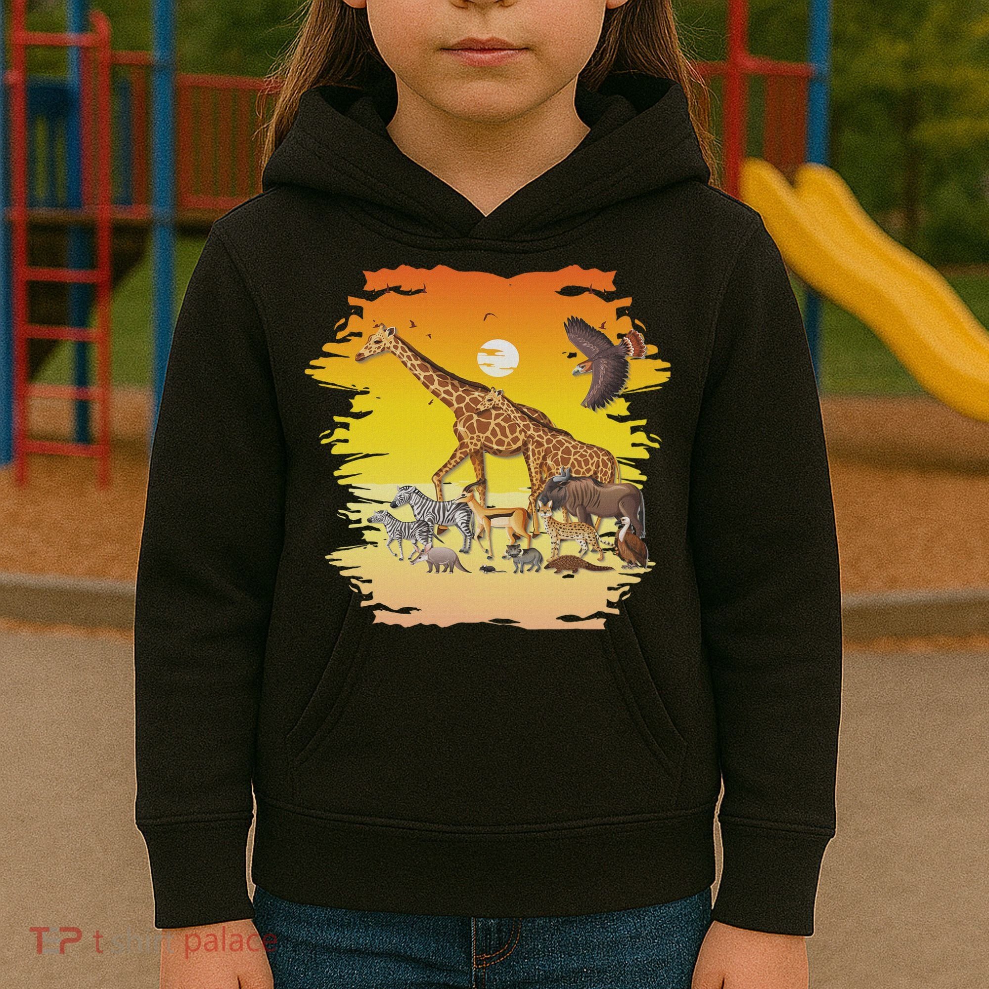 Zookeeper Africans Animal Jungle Safari Zoo Keeper Kids Hoodie