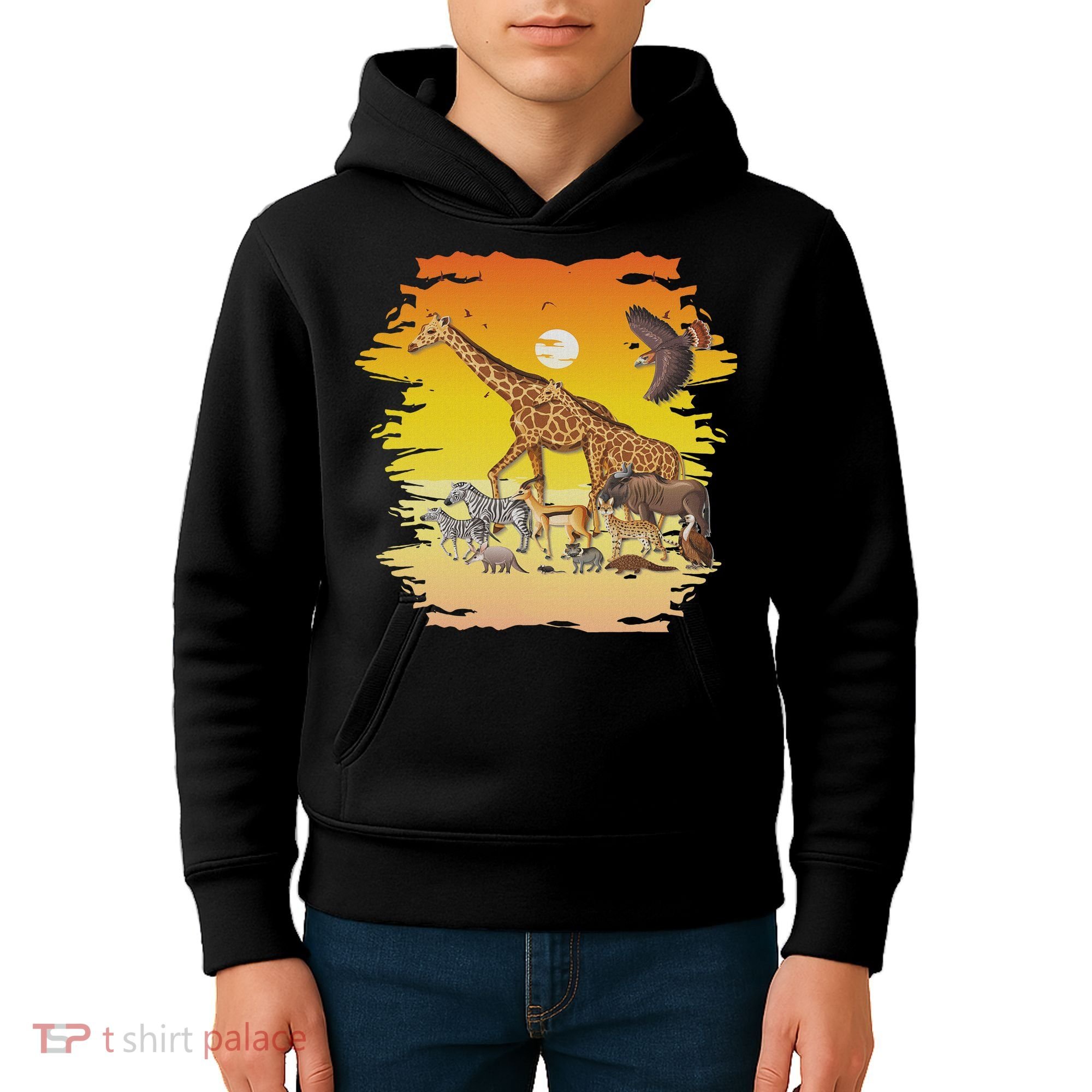 Zookeeper Africans Animal Jungle Safari Zoo Keeper Kids Hoodie