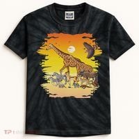 Zookeeper Africans Animal Jungle Safari Zoo Keeper Kids Tie-Dye T-Shirt thumb 0