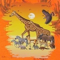 Zookeeper Africans Animal Jungle Safari Zoo Keeper Kati Licensed 12" Camo Cuffed Beanie thumb 2