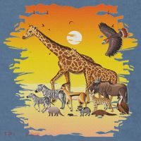 Zookeeper Africans Animal Jungle Safari Zoo Keeper Garment-Dyed Sweatshirt thumb 2