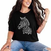 Zebra African Animal Zoo Keeper Zebra Lover Gift Comfort Colors T-Shirt thumb 0