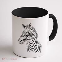 Zebra African Animal Zoo Keeper Zebra Lover Gift Coffee Mug thumb 1