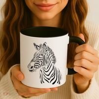 Zebra African Animal Zoo Keeper Zebra Lover Gift Coffee Mug thumb 3