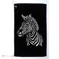 Zebra African Animal Zoo Keeper Zebra Lover Gift Golf Towel thumb 0