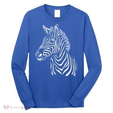 Zebra African Animal Zoo Keeper Zebra Lover Gift Long Sleeve Shirt
