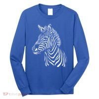 Zebra African Animal Zoo Keeper Zebra Lover Gift Long Sleeve Shirt thumb 0