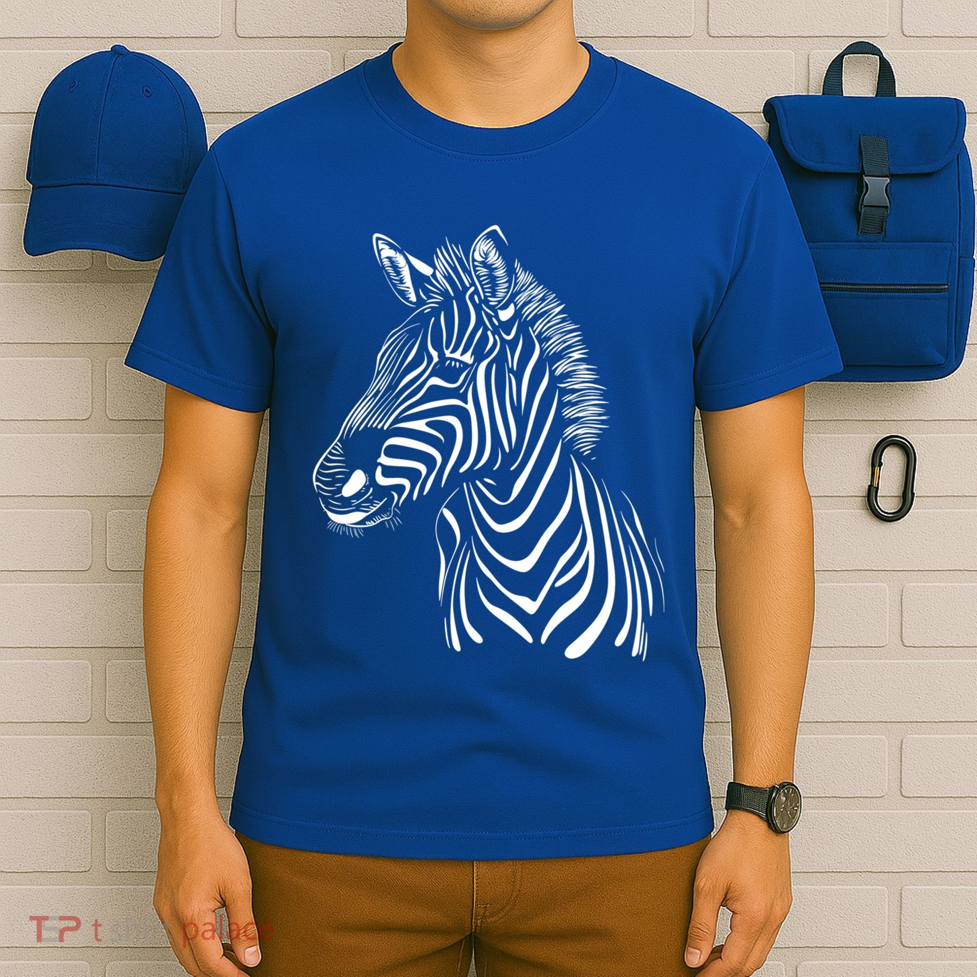 Zebra African Animal Zoo Keeper Zebra Lover Gift T-Shirt