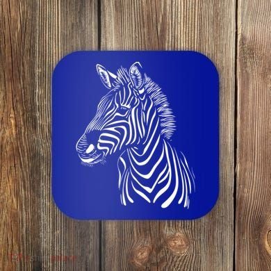 Zebra African Animal Zoo Keeper Zebra Lover Gift Coaster