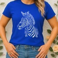 Zebra African Animal Zoo Keeper Zebra Lover Gift Women's T-Shirt thumb 2