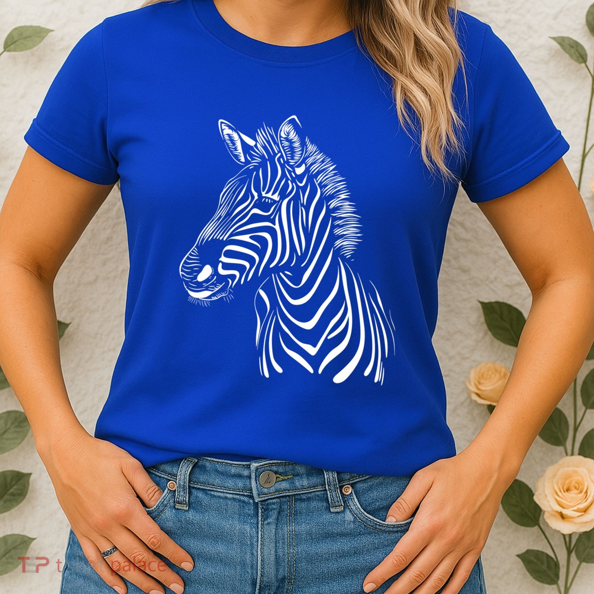 Zebra African Animal Zoo Keeper Zebra Lover Gift Women's T-Shirt