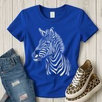 Zebra African Animal Zoo Keeper Zebra Lover Gift Women's T-Shirt thumb 3