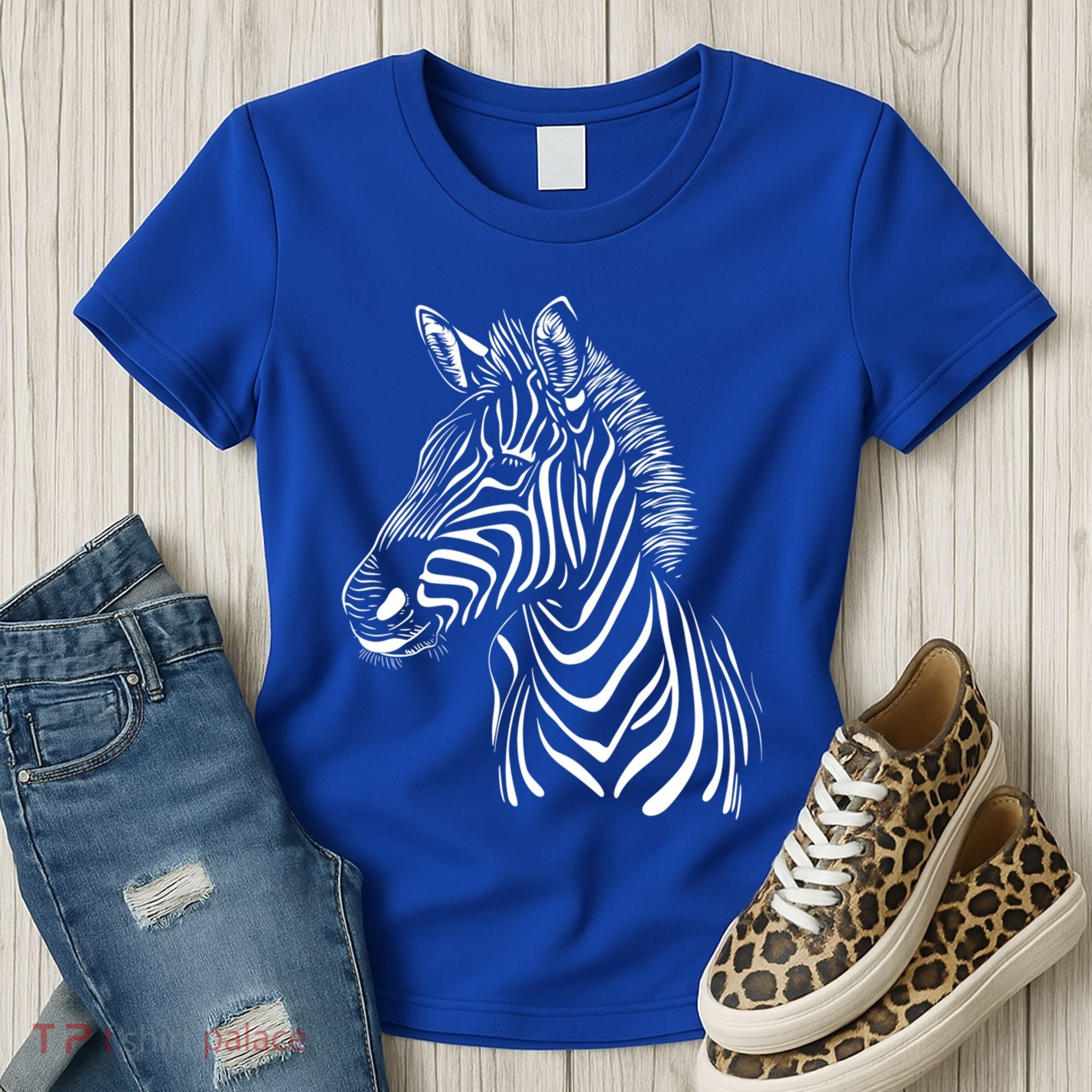 Zebra African Animal Zoo Keeper Zebra Lover Gift Women's T-Shirt