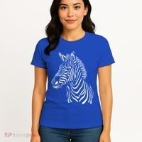 Zebra African Animal Zoo Keeper Zebra Lover Gift Women's T-Shirt thumb 4