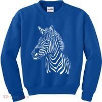 Zebra African Animal Zoo Keeper Zebra Lover Gift Kids Sweatshirt thumb 0