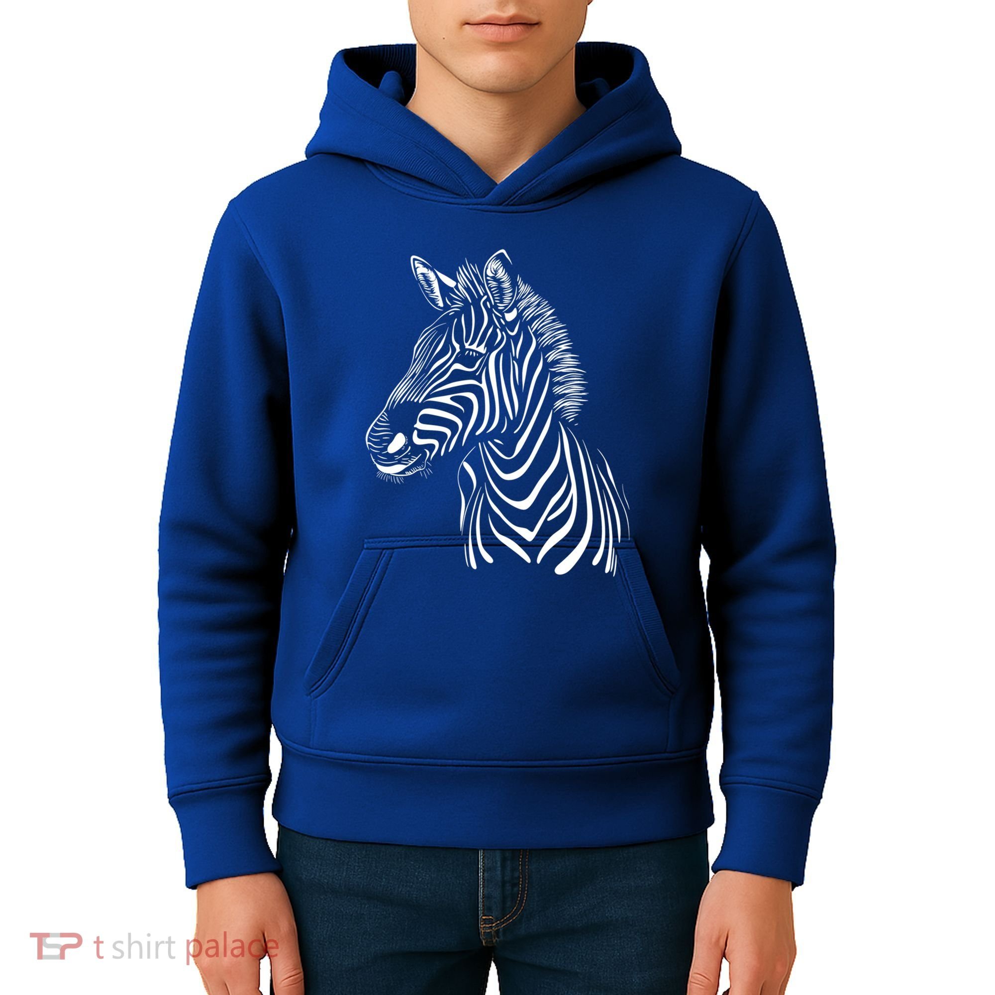 Zebra African Animal Zoo Keeper Zebra Lover Gift Kids Hoodie