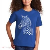 Zebra African Animal Zoo Keeper Zebra Lover Gift Kids T-Shirt thumb 2