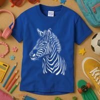 Zebra African Animal Zoo Keeper Zebra Lover Gift Kids T-Shirt thumb 3