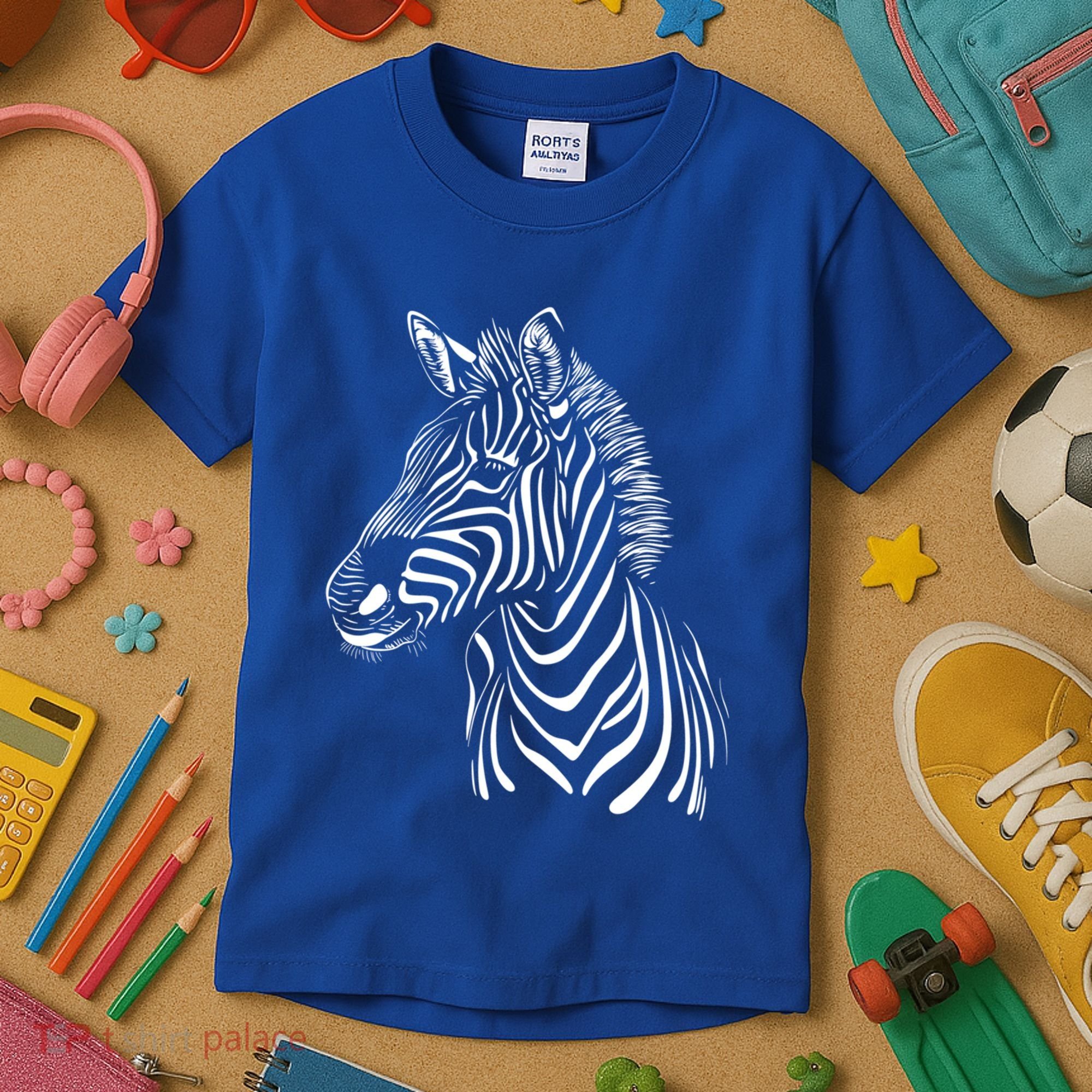 Zebra African Animal Zoo Keeper Zebra Lover Gift Kids T-Shirt