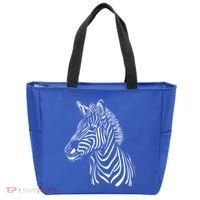 Zebra African Animal Zoo Keeper Zebra Lover Gift Tote Bag thumb 0