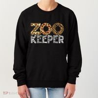 Zookeeper African Animals Zebra Wild Print Savanna Costume Gift Women's Sweatshirt thumb 0