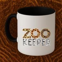Zookeeper African Animals Zebra Wild Print Savanna Costume Gift Coffee Mug thumb 2