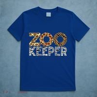 Zookeeper African Animals Zebra Wild Print Savanna Costume Gift T-Shirt thumb 5