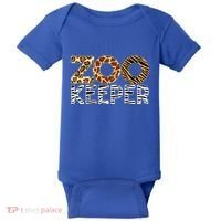 Zookeeper African Animals Zebra Wild Print Savanna Costume Gift Baby Bodysuit thumb 0