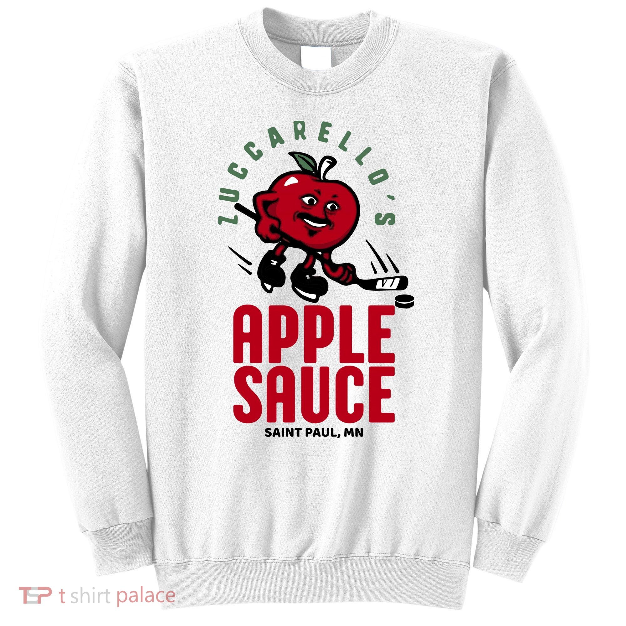 Zuccarello's Applesauce Assist Record Hockey Tribute Sweatshirt
