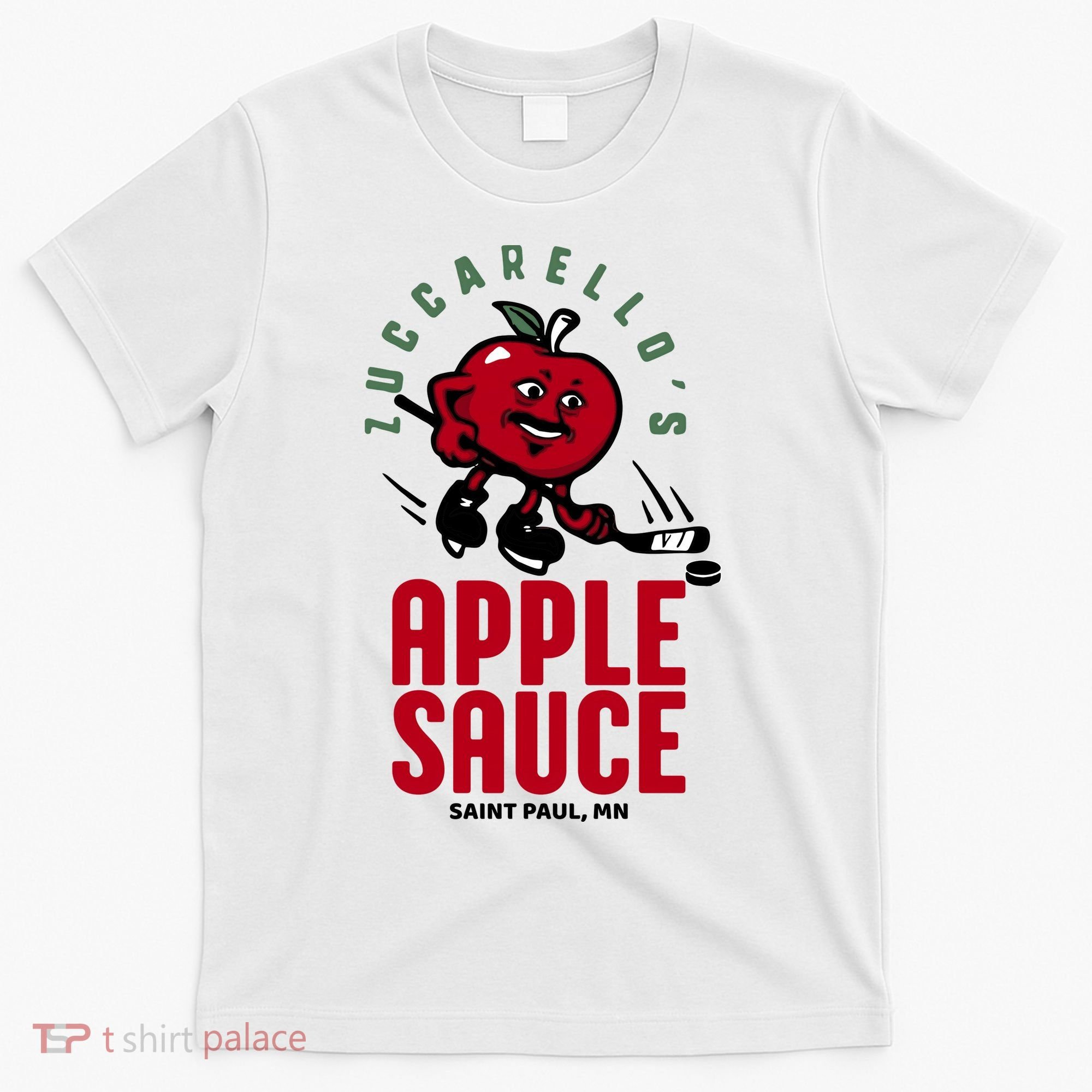 Zuccarello's Applesauce Assist Record Hockey Tribute T-Shirt