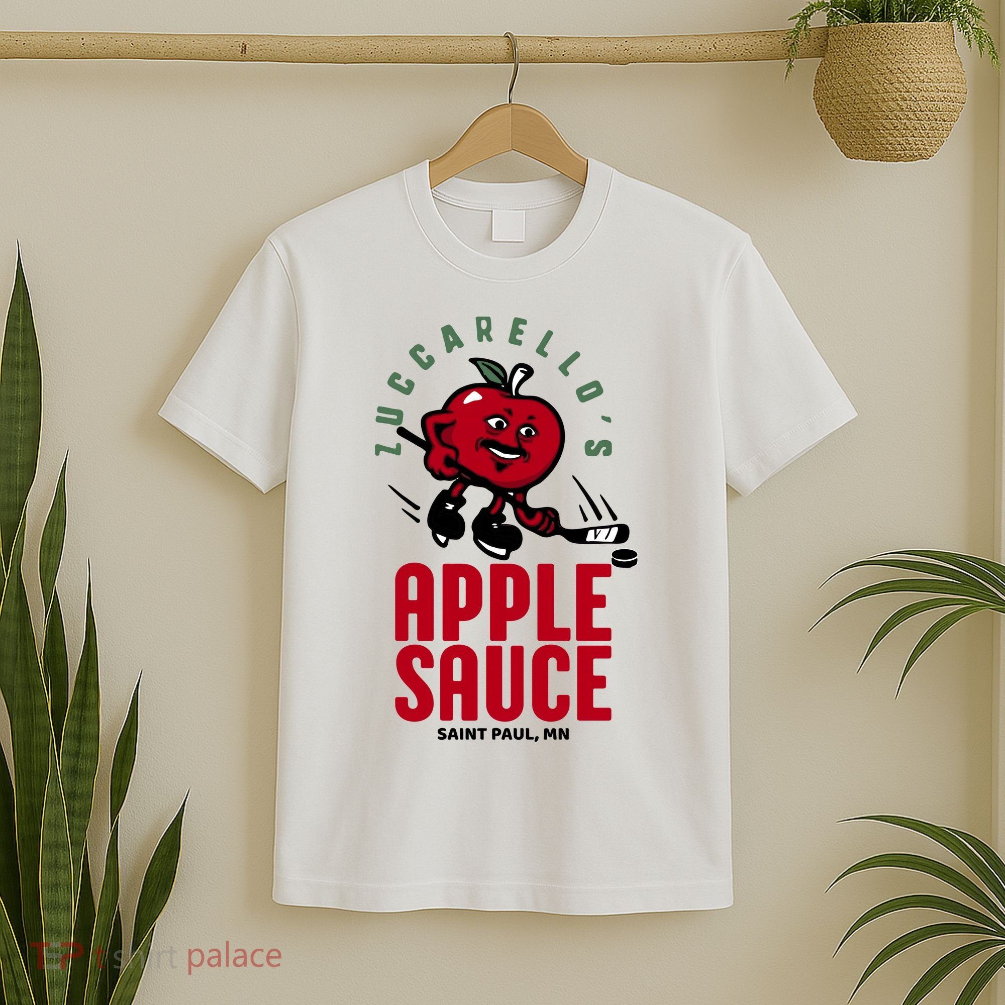 Zuccarello's Applesauce Assist Record Hockey Tribute T-Shirt