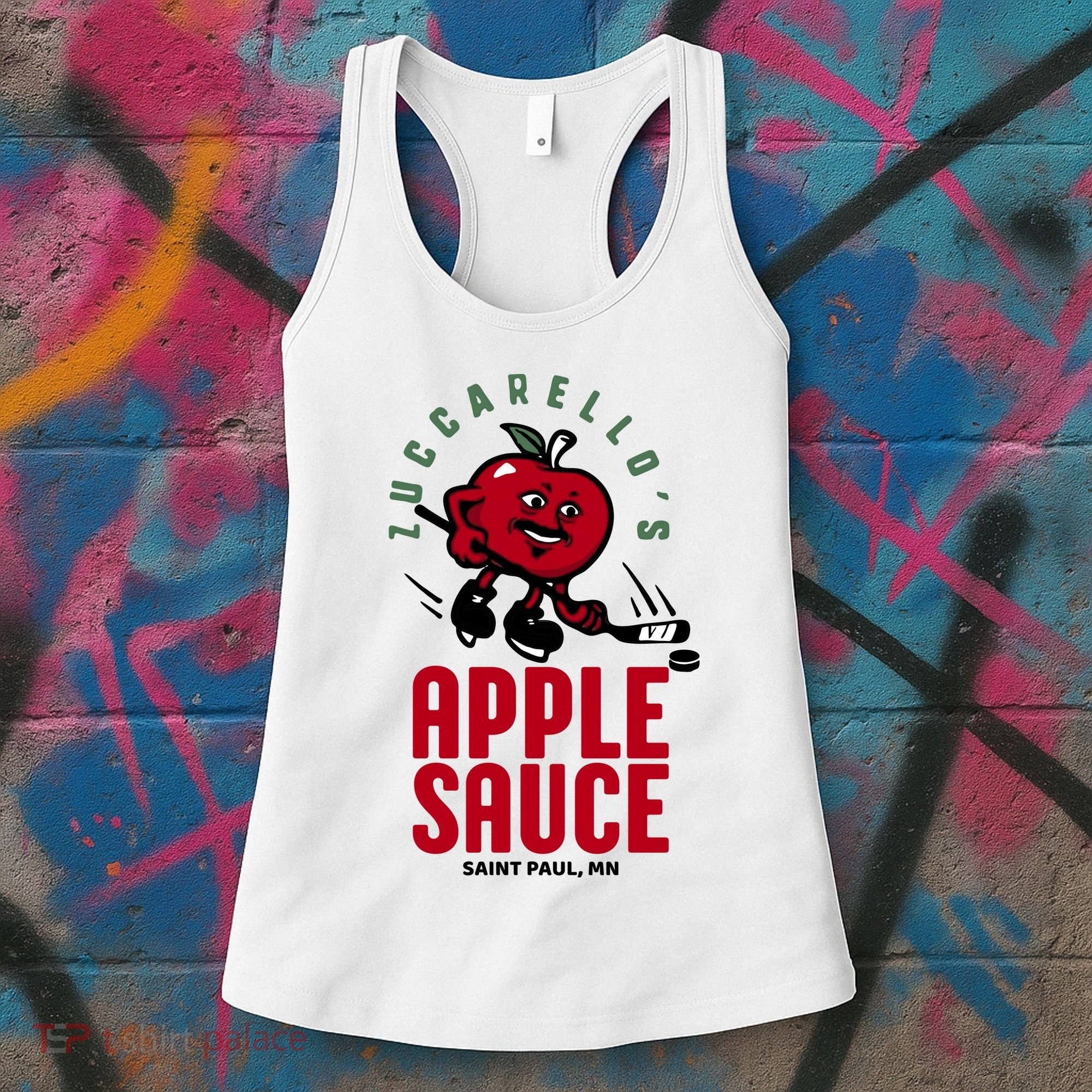 Zuccarello's Applesauce Assist Record Hockey Tribute Women's Tank Top
