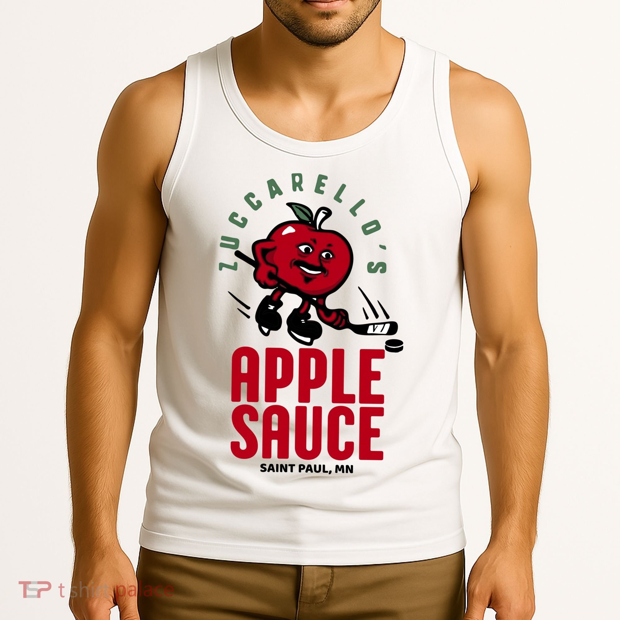 Zuccarello's Applesauce Assist Record Hockey Tribute Tank Top