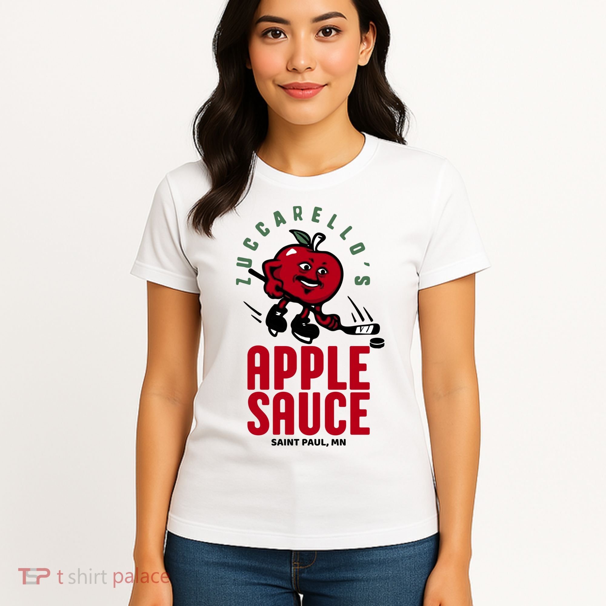 Zuccarello's Applesauce Assist Record Hockey Tribute Women's T-Shirt