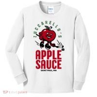 Zuccarello's Applesauce Assist Record Hockey Tribute Kids Long Sleeve Shirt thumb 0