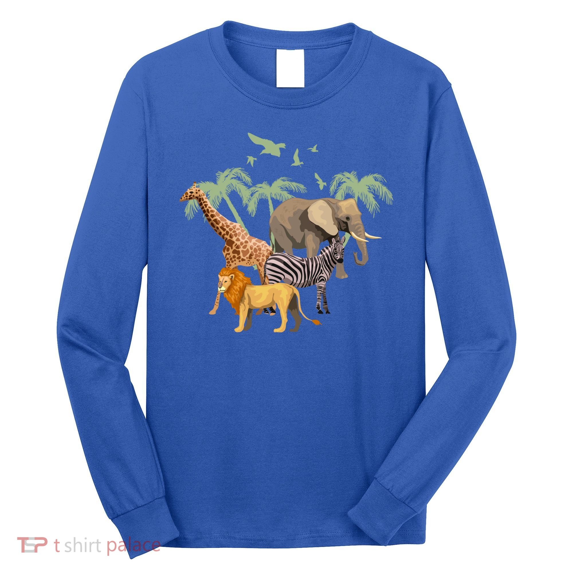 Zoo Animals Gift Zoo Gift Wildlife Gift Funny Gift Long Sleeve Shirt