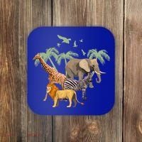 Zoo Animals Gift Zoo Gift Wildlife Gift Funny Gift Coaster thumb 0