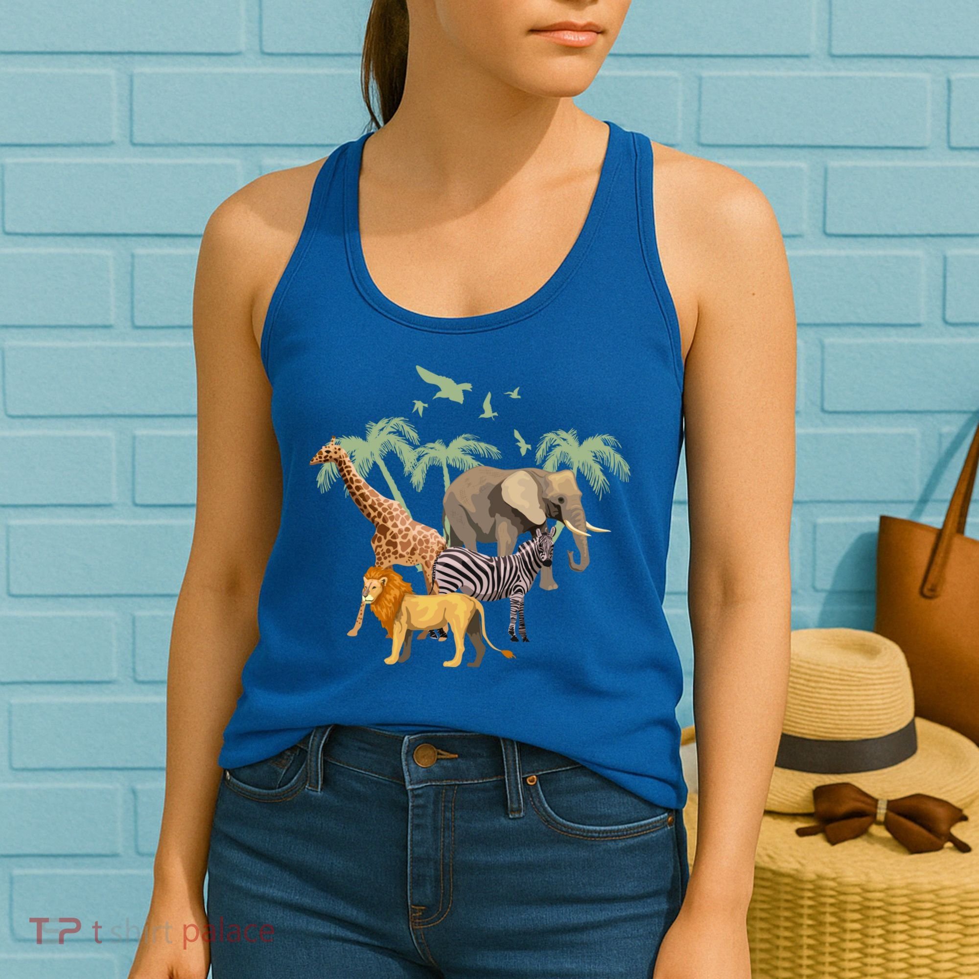 Zoo Animals Gift Zoo Gift Wildlife Gift Funny Gift Women's Tank Top