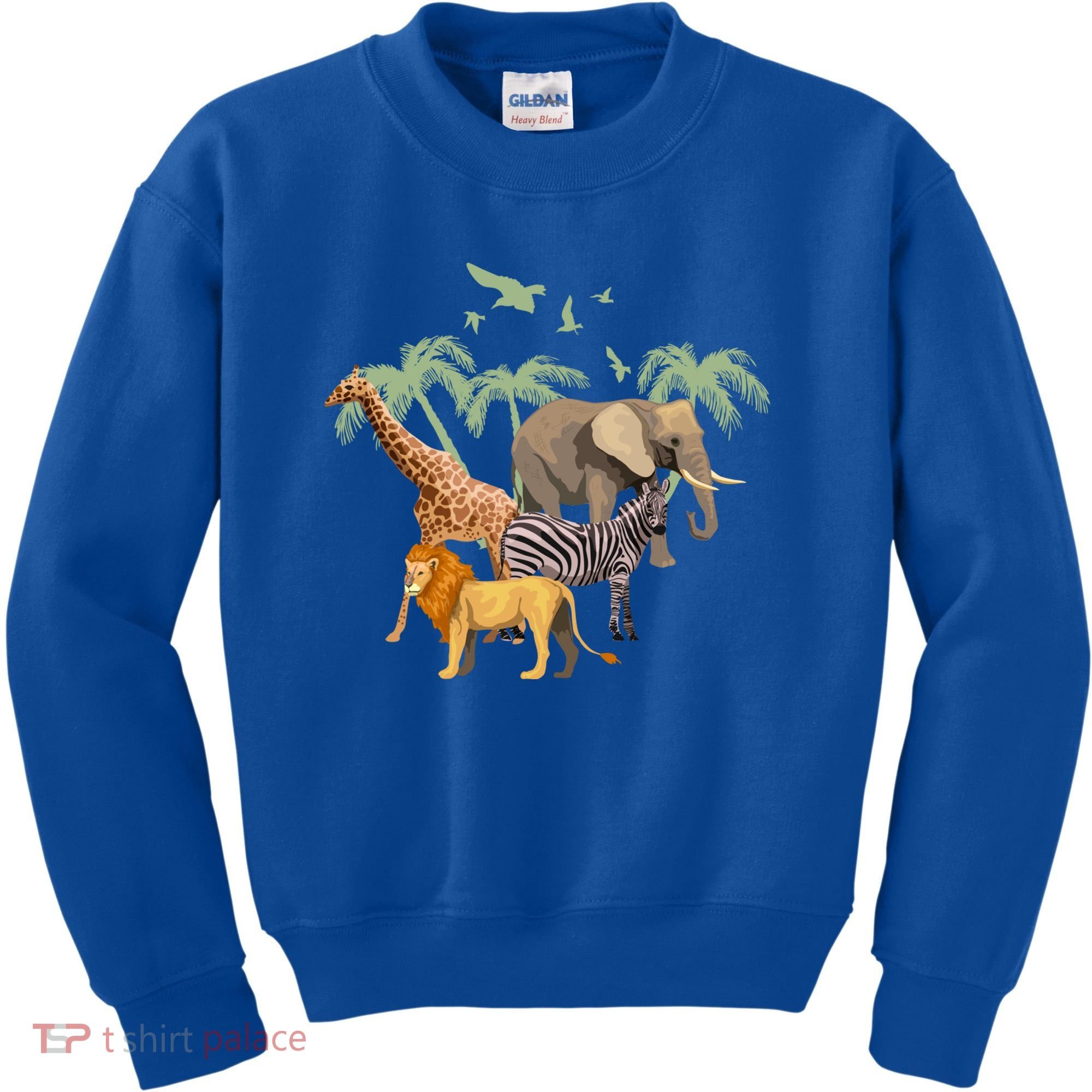 Zoo Animals Gift Zoo Gift Wildlife Gift Funny Gift Kids Sweatshirt