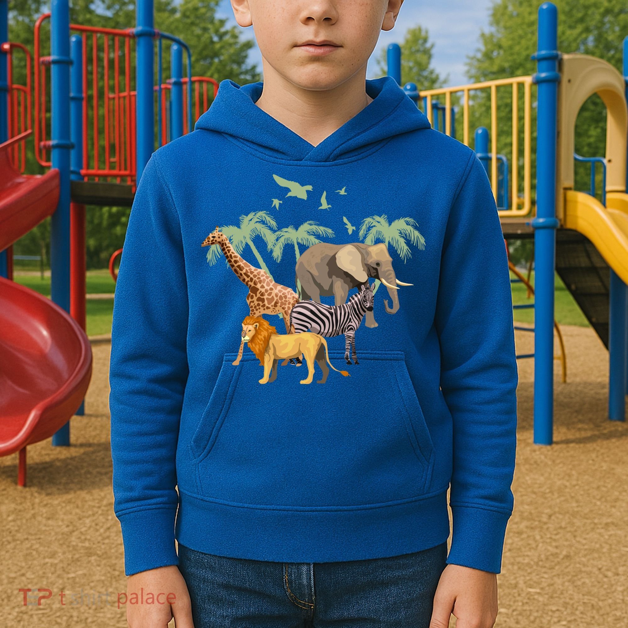 Zoo Animals Gift Zoo Gift Wildlife Gift Funny Gift Kids Hoodie