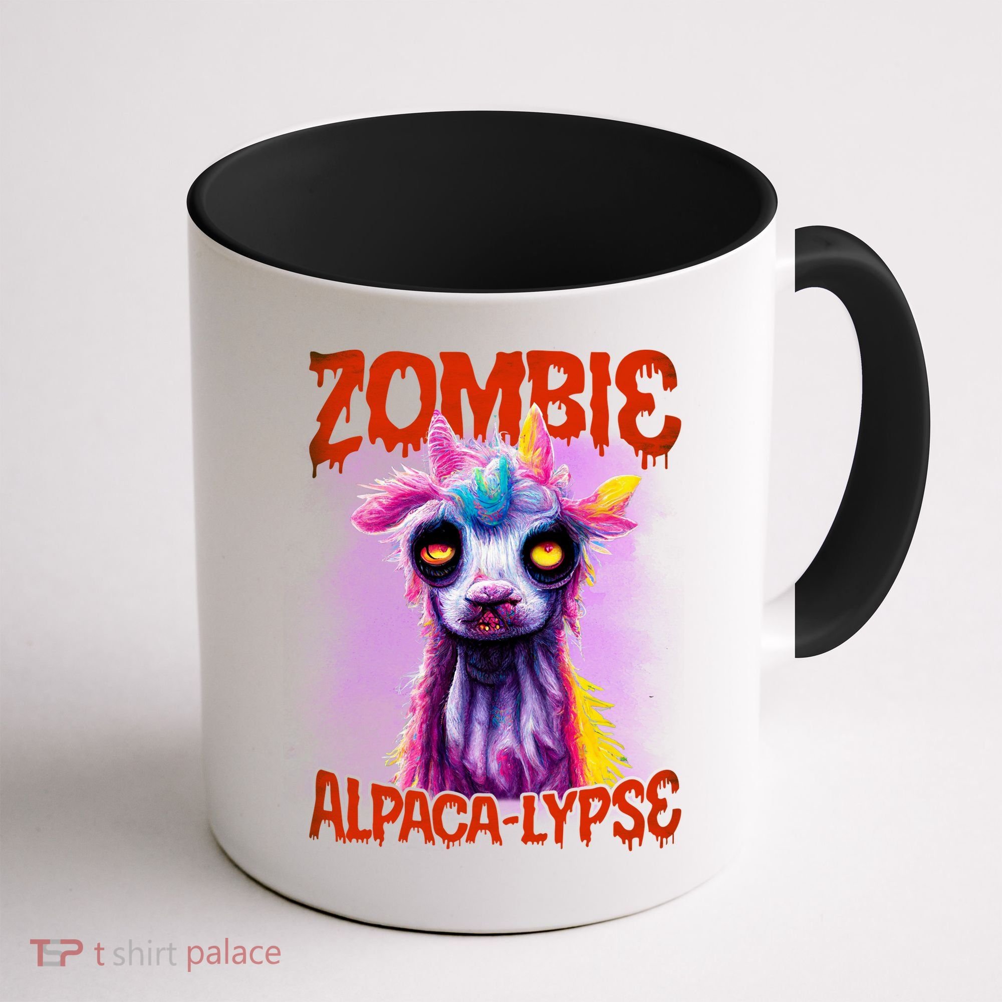 Zombie Alpaca Lypse Halloween Llama Spooky Costumes Graphic Plus Size Coffee Mug