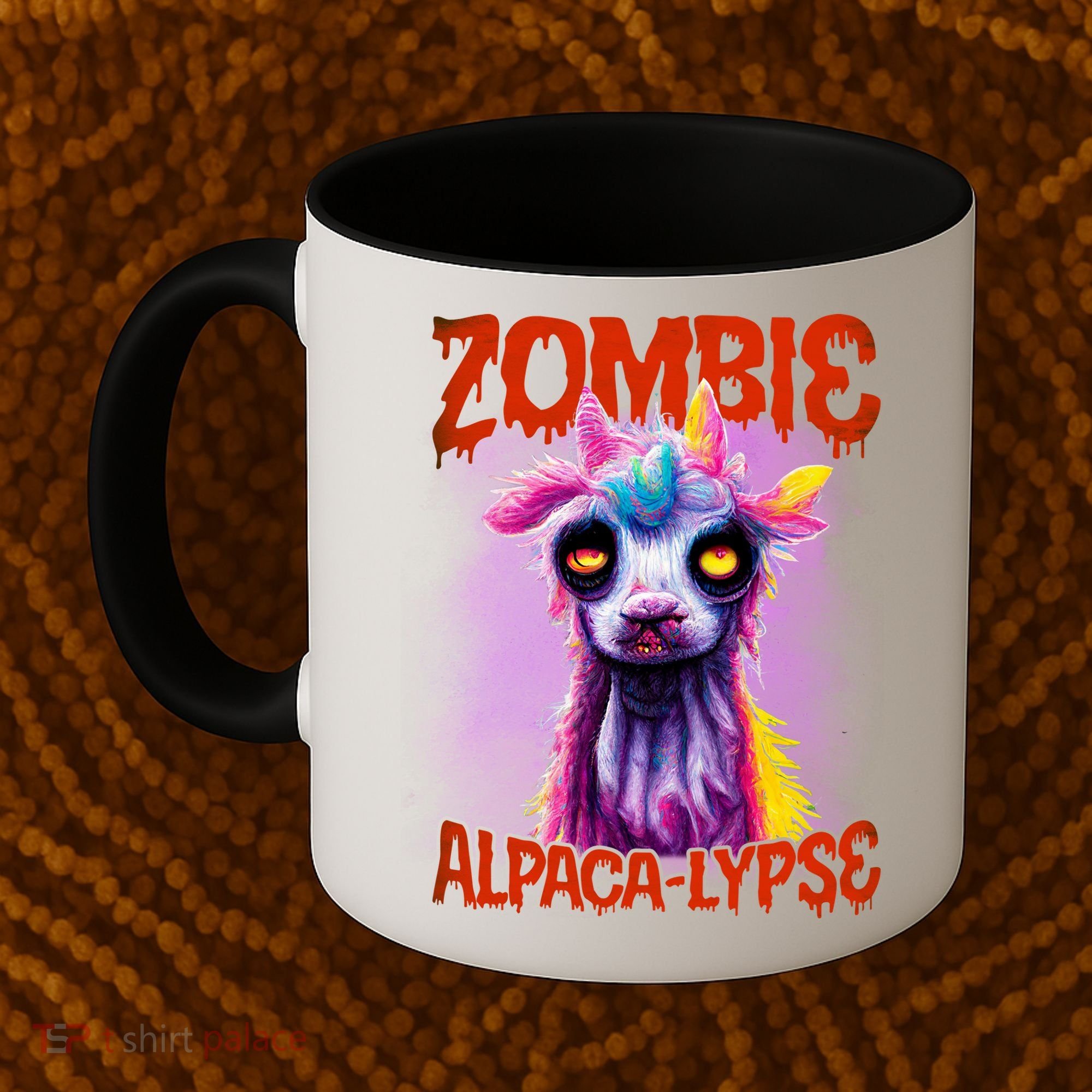 Zombie Alpaca Lypse Halloween Llama Spooky Costumes Graphic Plus Size Coffee Mug