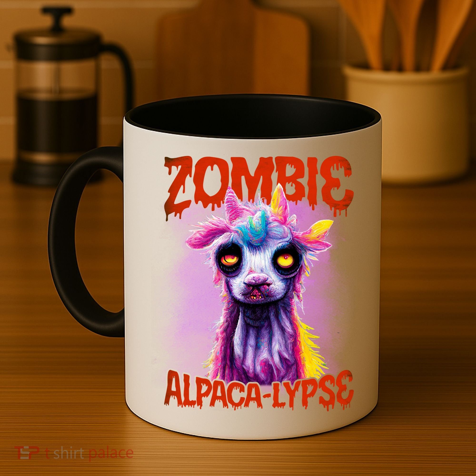 Zombie Alpaca Lypse Halloween Llama Spooky Costumes Graphic Plus Size Coffee Mug