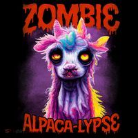 Zombie Alpaca Lypse Halloween Llama Spooky Costumes Graphic Plus Size Coffee Mug thumb 5