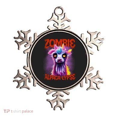 Zombie Alpaca Lypse Halloween Llama Spooky Costumes Graphic Plus Size Ornament